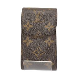▼▼ LOUIS VUITTON ルイヴィトン ユニセックス モノグラム シガレットケース エテュイ・シガレット M63024 ブラウン Bランク