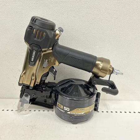  HiKOKI ハイコーキ ロール釘打機 高圧 本体のみ NV50H2 ゴールド