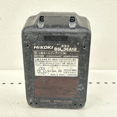  HiKOKI ハイコーキ インパクトドライバ コードレス式 36v WH36DC グリーン