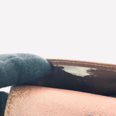  LOUIS VUITTON ルイヴィトン レディース 三つ折り財布 モノグラム ポルトトレゾール・エテュイパピエ M61202 ブラウン