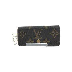 ▼▼ LOUIS VUITTON ルイヴィトン ユニセックス 4連 キーケース モノグラム ミュルティクレ4 M69517 ブラウン Cランク