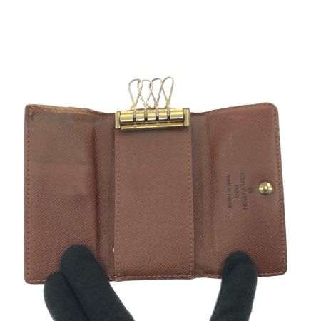  LOUIS VUITTON ルイヴィトン ユニセックス 4連 キーケース モノグラム ミュルティクレ4 M69517 ブラウン