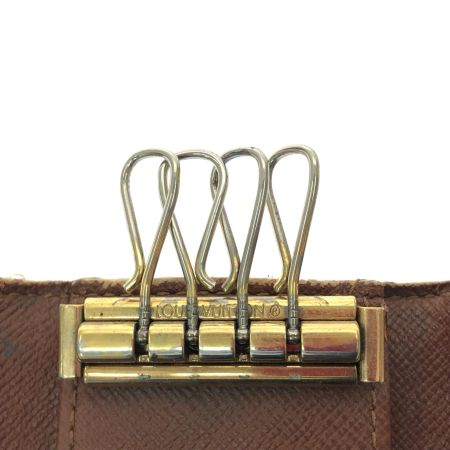  LOUIS VUITTON ルイヴィトン ユニセックス 4連 キーケース モノグラム ミュルティクレ4 M69517 ブラウン