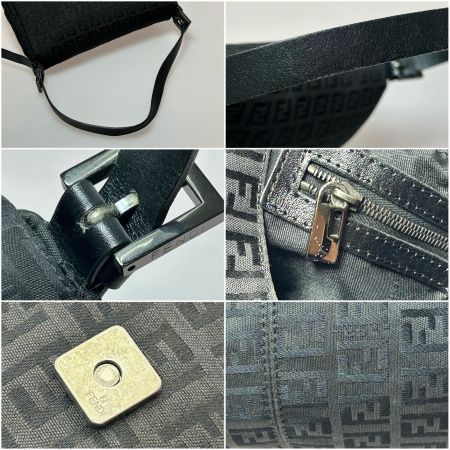  FENDI フェンディ マンマバケット ワンショルダーバッグ ズッキーノ 8BR001.029 ブラック