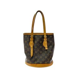 ▼▼ LOUIS VUITTON ルイヴィトン モノグラム プチ・バケット トートバッグ M42238 ブラウン Cランク