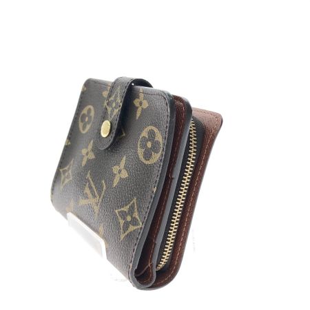  LOUIS VUITTON ルイヴィトン レディース 二つ折り財布 モノグラム コンパクトジップ  M61667 ブラウン