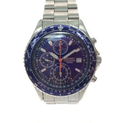 SEIKO セイコー メンズ腕時計 クオーツ クロノグラフ FLIGHT MASTER 7T92-0CF0 Bランク