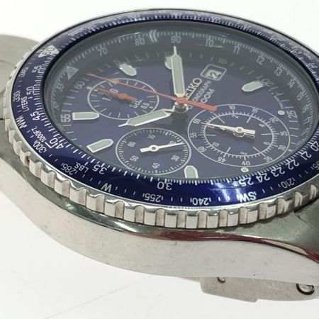 SEIKO セイコー メンズ腕時計 クオーツ クロノグラフ FLIGHT MASTER 7T92-0CF0