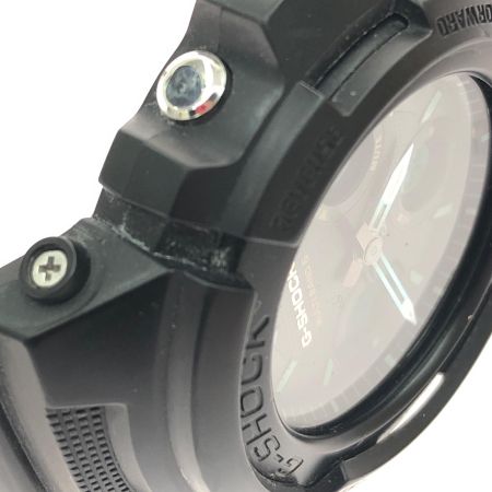  CASIO カシオ メンズ腕時計 電波ソーラー デジアナウォッチ G-SHOCK AWG-M100RC グリーン/ブラック