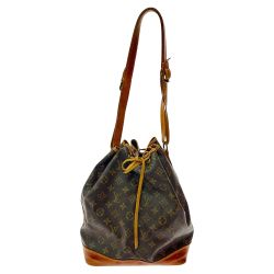 ▼▼ LOUIS VUITTON ルイヴィトン モノグラム ノエ ショルダーバッグ M42224 ブラウン Cランク