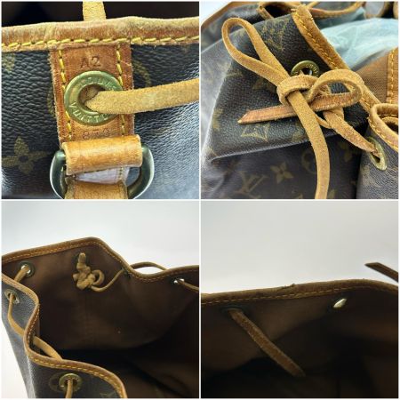  LOUIS VUITTON ルイヴィトン モノグラム ノエ ショルダーバッグ M42224 ブラウン