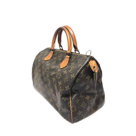  LOUIS VUITTON ルイヴィトン レディース ボストンバッグ モノグラム スピーディ30 ファスナートップ欠損 M41526 ブラウン