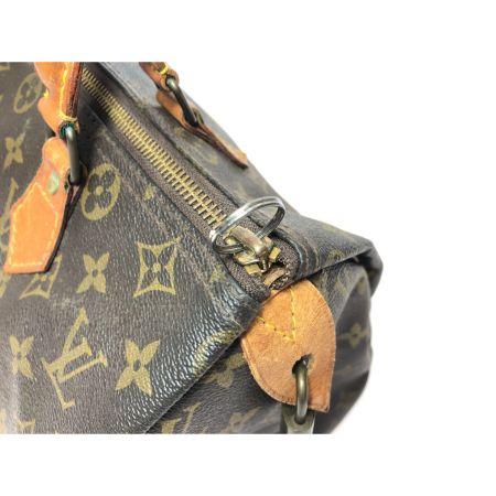  LOUIS VUITTON ルイヴィトン レディース ボストンバッグ モノグラム スピーディ30 ファスナートップ欠損 M41526 ブラウン
