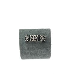 ▼▼ a.g アンドロジーヌ メンズアクセサリー シルバーリング フローラルクロスバンドリング 17号 シルバー925 12g Bランク