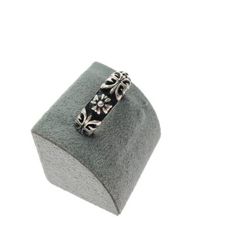  a.g アンドロジーヌ メンズアクセサリー シルバーリング フローラルクロスバンドリング 17号 シルバー925 12g