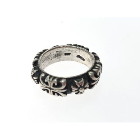  a.g アンドロジーヌ メンズアクセサリー シルバーリング フローラルクロスバンドリング 17号 シルバー925 12g