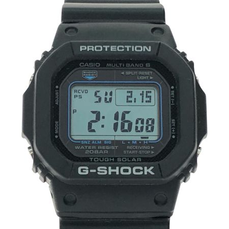  CASIO カシオ メンズ腕時計 ソーラー電波 デジタルウォッチ G-SHOCK ラバーベルト GW-M5610U ブラック