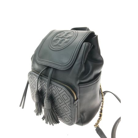  TORY BURCH トリーバーチ レディース リュック タッセル チェーン レザー 10005608 ブラック