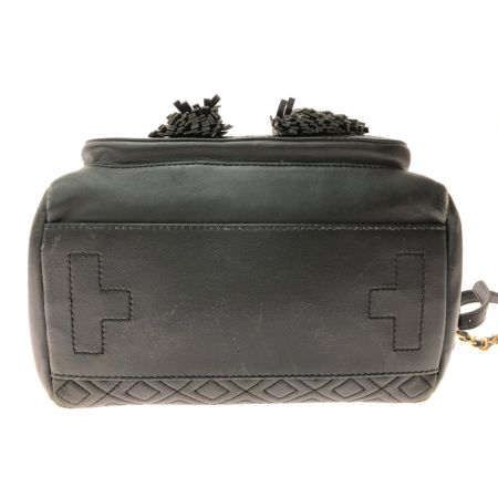  TORY BURCH トリーバーチ レディース リュック タッセル チェーン レザー 10005608 ブラック