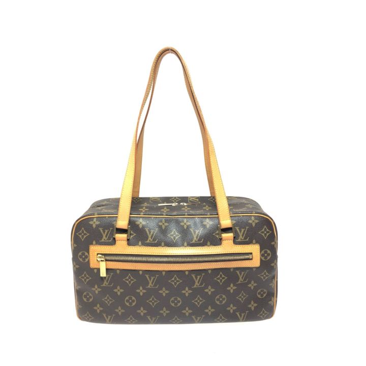 本物 ルイヴィトン LOUIS VUITTON LV シテ GM モノグラム ショルダーバッグ ブラウン M51181 Cite ビトン バック 中古 LOUIS VUITTON ルイヴィトン レディース ショルダーバッグ モノグラム