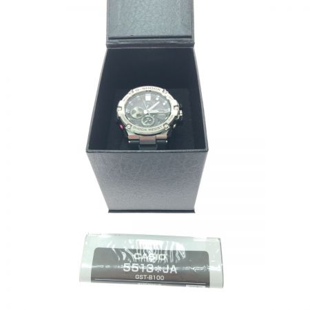  CASIO カシオ メンズ腕時計 電波ソーラー G-SHOCK Gショック タフネスクロノグラフ GST-B100