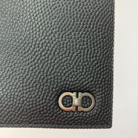  Ferragamo フェラガモ メンズ 二つ折り長財布 TEN-FORTY ONE ガンチーニ 箱付 669772 ブラック
