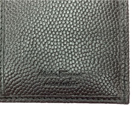  Ferragamo フェラガモ メンズ 二つ折り長財布 TEN-FORTY ONE ガンチーニ 箱付 669772 ブラック