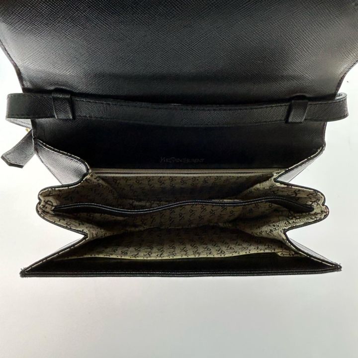 【新品】非売品 Yves Saint Laurent ブラックショルダーバッグ Yves Saint Laurent イブサンローラン ショルダーバッグ ブラック