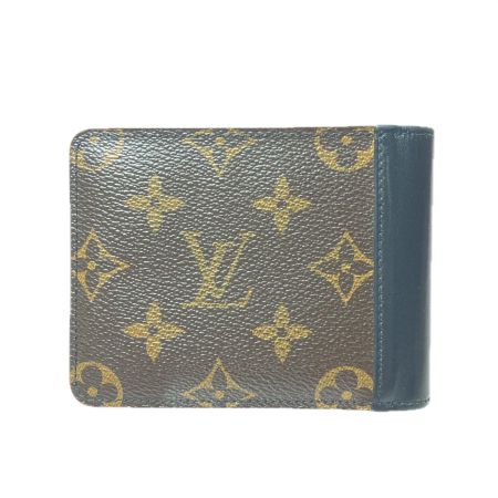  LOUIS VUITTON ルイヴィトン メンズ 二つ折り財布 モノグラム・マカサー ポルトフォイユ･ガスパル M93801 ブラウン