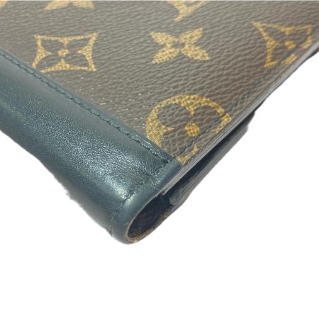  LOUIS VUITTON ルイヴィトン メンズ 二つ折り財布 モノグラム・マカサー ポルトフォイユ･ガスパル M93801 ブラウン