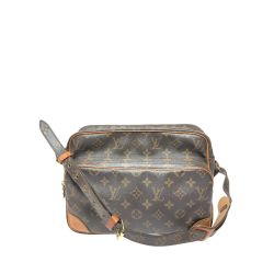 ▼▼ LOUIS VUITTON ルイヴィトン ユニセックス ショルダーバッグ モノグラム ナイル M45244 ブラウン Bランク