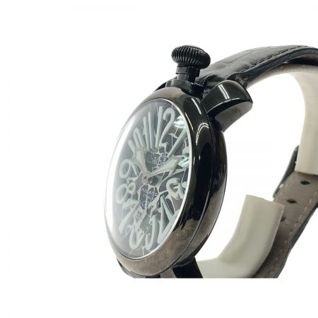  GAGA MILANO ガガミラノ メンズ腕時計 手巻き MANUALE 48 マニュアーレ モザイク MANUALE 48 カーキ