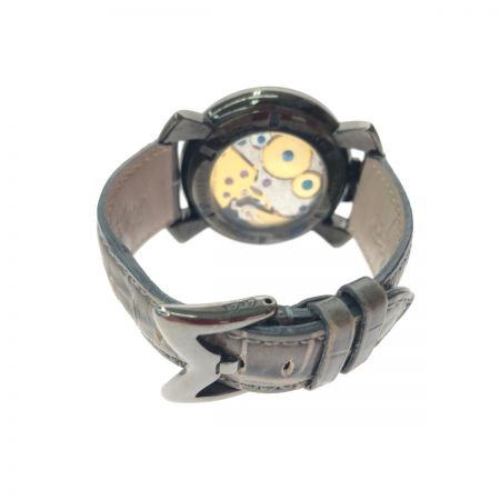  GAGA MILANO ガガミラノ メンズ腕時計 手巻き MANUALE 48 マニュアーレ モザイク MANUALE 48 カーキ