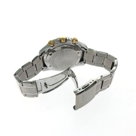 SEIKO セイコー メンズ腕時計 クオーツ クロノグラフ ステンレススチール 8T63-00D0