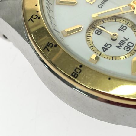SEIKO セイコー メンズ腕時計 クオーツ クロノグラフ ステンレススチール 8T63-00D0