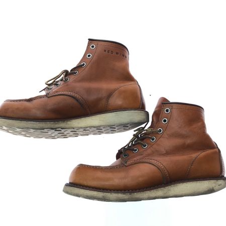  RED WING レッドウィング メンズブーツ ワークブーツ アイリッシュセッター 犬タグ 復刻 25cm 9875 ブラウン