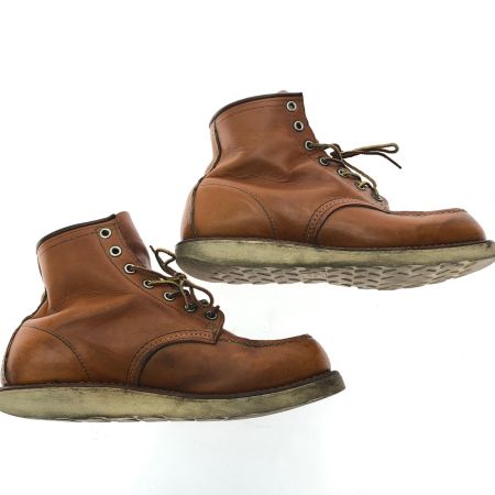  RED WING レッドウィング メンズブーツ ワークブーツ アイリッシュセッター 犬タグ 復刻 25cm 9875 ブラウン