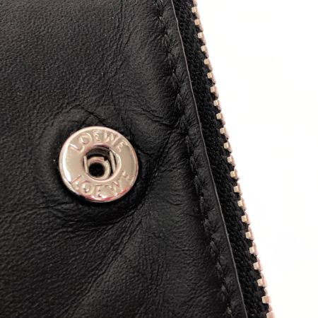  LOEWE ロエベ メンズ 二つ折り財布 スリムコンパクトウォレット 箱付 C660W73X01 ブラック