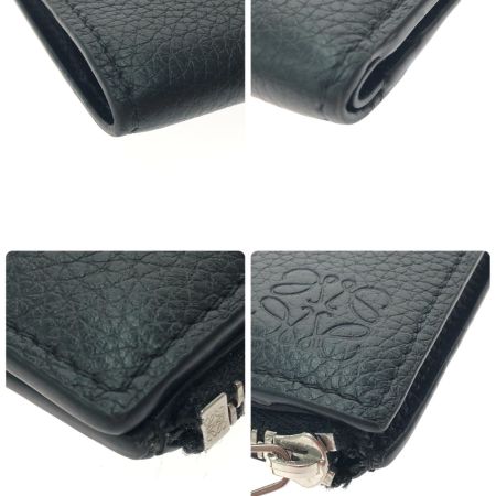  LOEWE ロエベ メンズ 二つ折り財布 スリムコンパクトウォレット 箱付 C660W73X01 ブラック