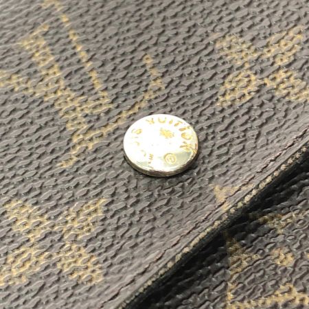  LOUIS VUITTON ルイヴィトン レディース 二つ折り財布 Wホック モノグラム ポルトフォイユ・エリーズ M61654 ブラウン