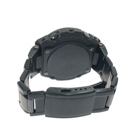 CASIO カシオ メンズ腕時計 クオーツ 電波ソーラー デジアナウォッチ G-SHOCK Gスチール GST-W110BD ブラック