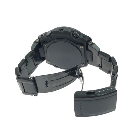 CASIO カシオ メンズ腕時計 クオーツ 電波ソーラー デジアナウォッチ G-SHOCK Gスチール GST-W110BD ブラック