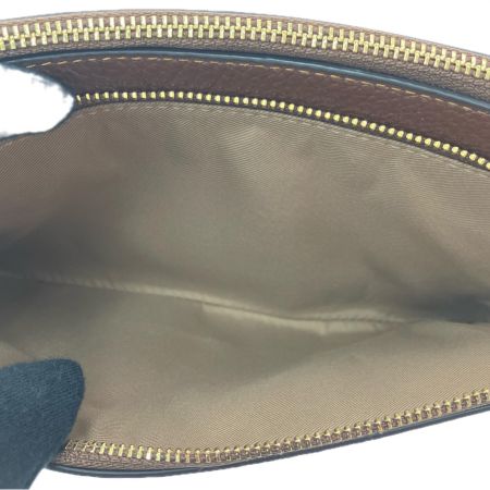  COACH コーチ レディース 長財布 ダブルジップウォレット シグネチャー アウトレット CX161 タン×ブラウン