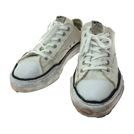  Maison MIHARA YASUHIRO メゾン ミハラヤスヒロ メンズ キャンパスローカットスニーカー 44 A01FW702 ホワイト