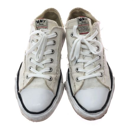  Maison MIHARA YASUHIRO メゾン ミハラヤスヒロ メンズ キャンパスローカットスニーカー 44 A01FW702 ホワイト