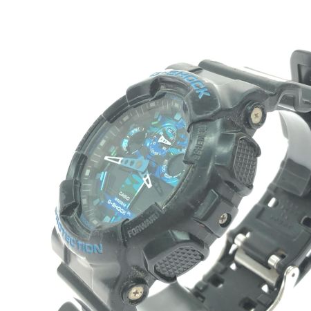  CASIO カシオ メンズ腕時計 デジアナウォッチ G-SHOCK Gショック  GA-100CB ブラック/ブルー