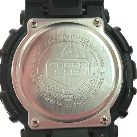  CASIO カシオ メンズ腕時計 デジアナウォッチ G-SHOCK Gショック  GA-100CB ブラック/ブルー
