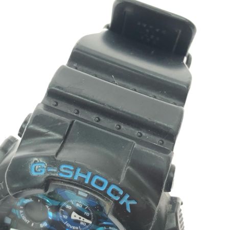  CASIO カシオ メンズ腕時計 デジアナウォッチ G-SHOCK Gショック  GA-100CB ブラック/ブルー