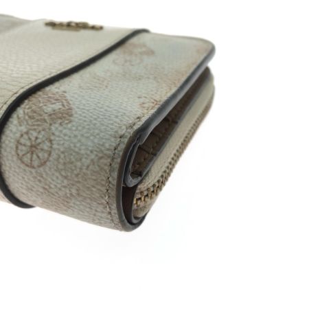  COACH コーチ レディース 二つ折り財布 ビルフォールド ウォレット・ホース アンド キャリッジ プリント  CE202 B4RGL