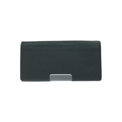 ▼▼ dunhill ダンヒル メンズ長財布 小銭入れ有 カーボンファイバー調 レザー  ブラック Bランク